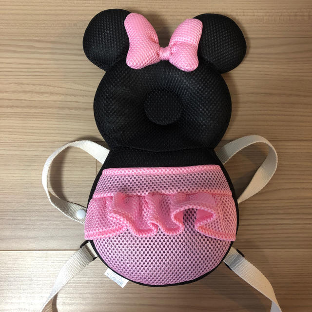 Disney(ディズニー)のつかまり立ち頭ガードリュック ミニーちゃん キッズ/ベビー/マタニティのおもちゃ(その他)の商品写真