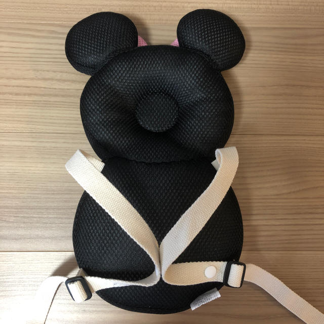 Disney(ディズニー)のつかまり立ち頭ガードリュック ミニーちゃん キッズ/ベビー/マタニティのおもちゃ(その他)の商品写真