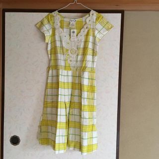 アニエスベー(agnes b.)の新品タグ付き Agnès b アニエスベー 夏用 ワンピース 36サイズ(ロングワンピース/マキシワンピース)