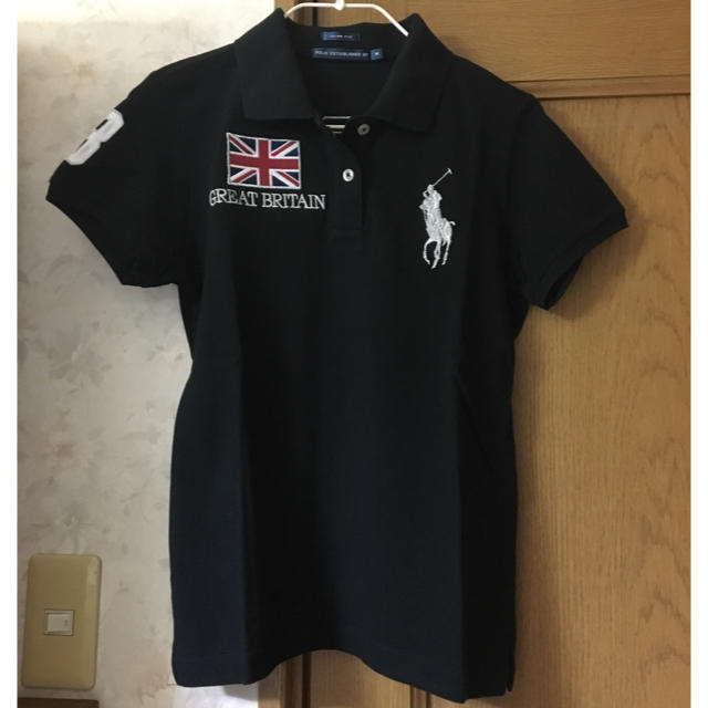 POLO RALPH LAUREN(ポロラルフローレン)のポロシャツ   レディース サイズM 黒 レディースのトップス(ポロシャツ)の商品写真