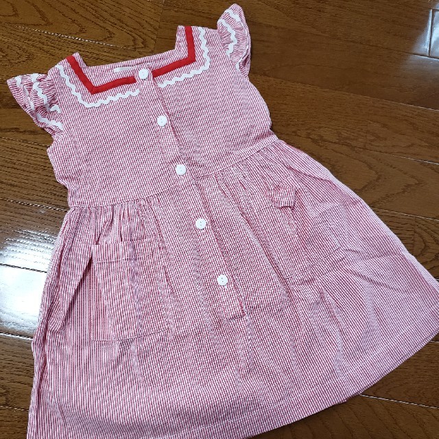 アートレター　ワンピース100 キッズ/ベビー/マタニティのキッズ服女の子用(90cm~)(ワンピース)の商品写真