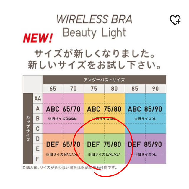 UNIQLO(ユニクロ)のユニクロ ワイヤレスブラ DEF 75/80 レース ビューティライト ブラック レディースの下着/アンダーウェア(ブラ)の商品写真