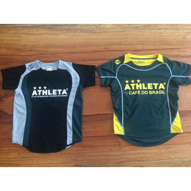 Athleta アスレタ130ウェア2枚組サッカー練習着ユニフォームの通販 By Daruma S Shop アスレタならラクマ