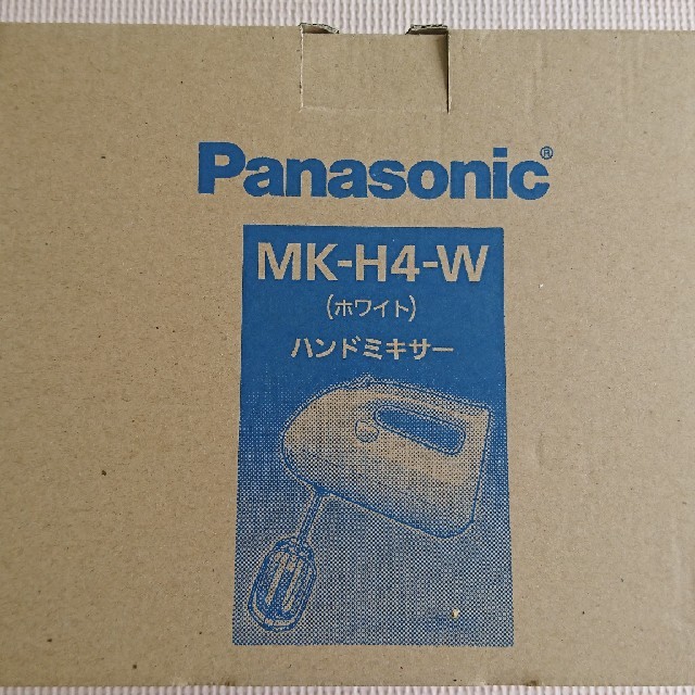 Panasonic(パナソニック)の☆専用☆Panasonic ハンドミキサー ホワイト MK-H4-W スマホ/家電/カメラの調理家電(ジューサー/ミキサー)の商品写真