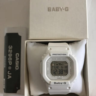 ベビージー(Baby-G)のCasio baby-G blx-560 白 ホワイト 極美品(腕時計)