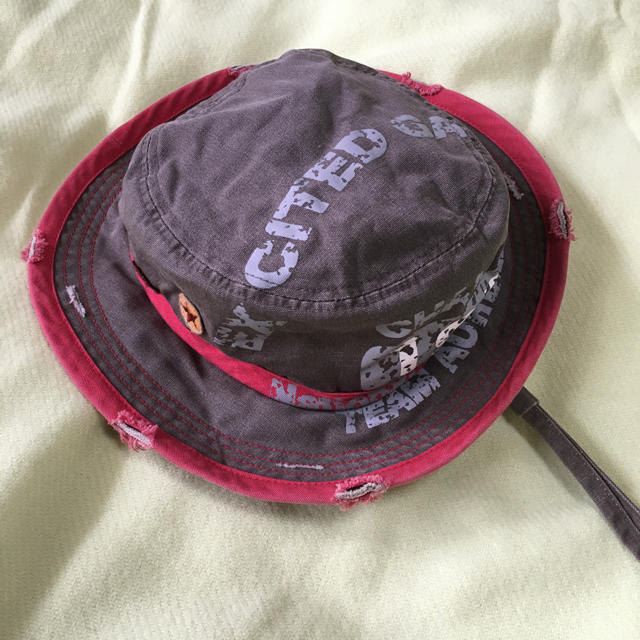 探検家風帽子 50cm カーキ色 キッズ/ベビー/マタニティのこども用ファッション小物(帽子)の商品写真