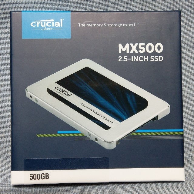 フォームファクター国内正規品 新品未開封 Crucial 500GB SSD MX500