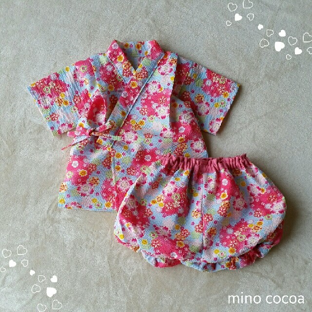 コリーナさま専用 handmade baby jinbei 80cm