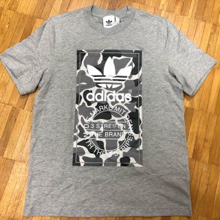 アディダス(adidas)のうずさん専用 アディダスオリジナルス Tシャツ 半袖 グレー(Tシャツ/カットソー(半袖/袖なし))