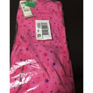 ベネトン(BENETTON)の新品 ガールズ レギンス 柔らかな生地のパンツ ピンク 160センチ(パンツ/スパッツ)