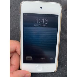 アイポッドタッチ(iPod touch)の故障品 64GB iPod  touch 4G(第4世代) A1367＋ケーブル(ポータブルプレーヤー)