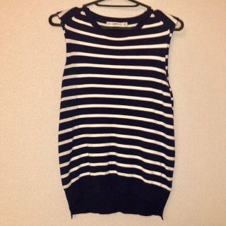 ザラ(ZARA)のザラ ZARA ニット タンクトップ(ニット/セーター)