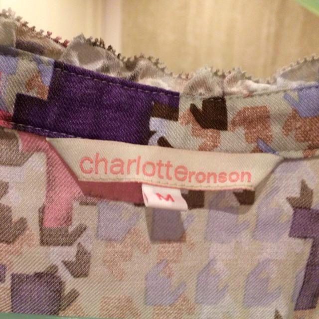 Charlotte Ronson(シャーロットロンソン)のシャーロットロンソン♡ブラウス レディースのトップス(シャツ/ブラウス(半袖/袖なし))の商品写真