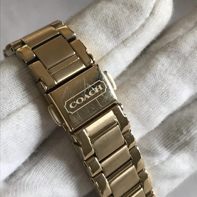 COACH - 腕時計 レディース コーチ COACH ゴールド スクエア型 美品の