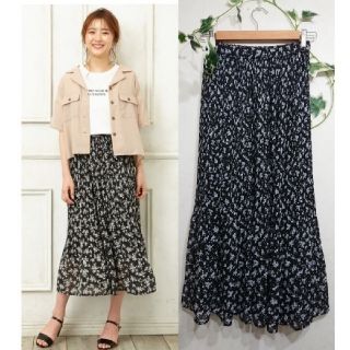 イング(INGNI)のINGNI
2019ss 単色花柄シフォンプリーツ/SK
￥5,292(ロングスカート)