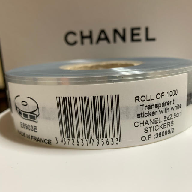 CHANEL(シャネル)のCHANEL クリア ステッカー インテリア/住まい/日用品の文房具(シール)の商品写真