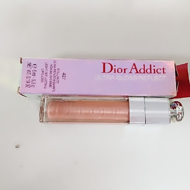 Dior(ディオール)のDiorアディクトウルトラグロスリフレクトグロス427ベージュベール新品未使用 コスメ/美容のベースメイク/化粧品(リップグロス)の商品写真