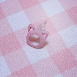 キャット ピアス ピンク(ピアス)