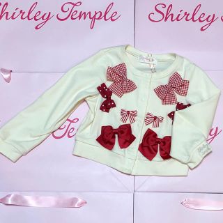 シャーリーテンプル(Shirley Temple)のシャーリーテンプル リボンカットソーカーディガン(カーディガン)