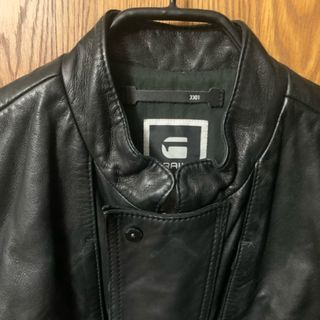 G STAR RAW ライダース　牛革　中綿　レディース　メンズ