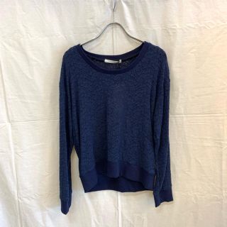 マウジー(moussy)のmoussy マウジー レーストップス ネイビー 新品(カットソー(長袖/七分))