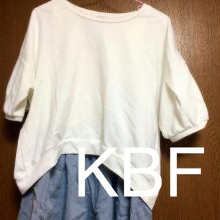 ケービーエフ(KBF)のKBF✳︎(カットソー(半袖/袖なし))