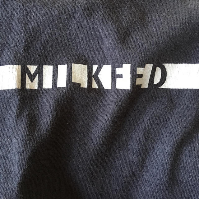 MILKFED.(ミルクフェド)のMILK FEDの濃紺×ラベンダーロゴ ロンT レディースのトップス(Tシャツ(長袖/七分))の商品写真