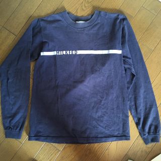 ミルクフェド(MILKFED.)のMILK FEDの濃紺×ラベンダーロゴ ロンT(Tシャツ(長袖/七分))