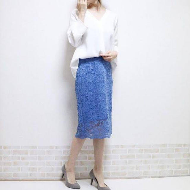 GU(ジーユー)のGU レースタイトスカート レディースのスカート(ひざ丈スカート)の商品写真