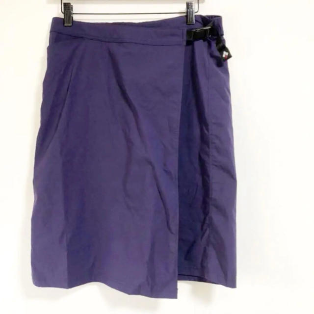 mont bell(モンベル)の超美品(*≧∀≦*)‼︎ mont-bell パープル ラップ スカート レディースのスカート(ひざ丈スカート)の商品写真