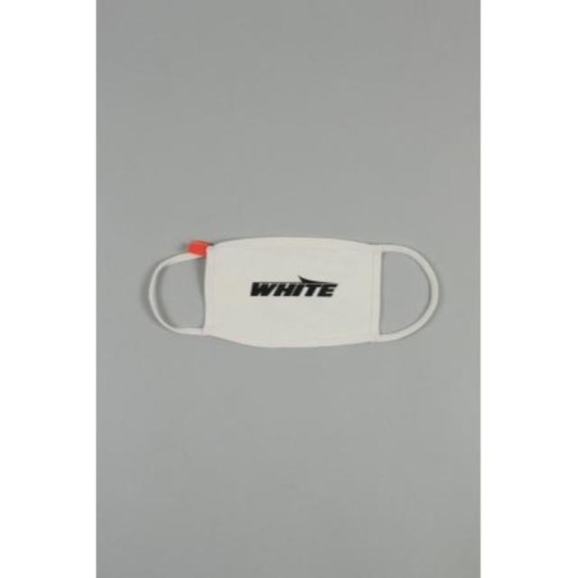 OFF-WHITE(オフホワイト)のOFF-WHITE WING OFF MASK　ロゴ マスク ホワイト メンズのファッション小物(その他)の商品写真