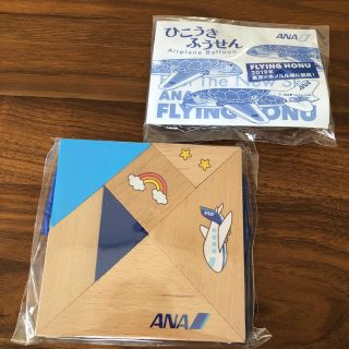 エーエヌエー(ゼンニッポンクウユ)(ANA(全日本空輸))のANA 木製 脳育タングラム ひこうきふうせん(知育玩具)