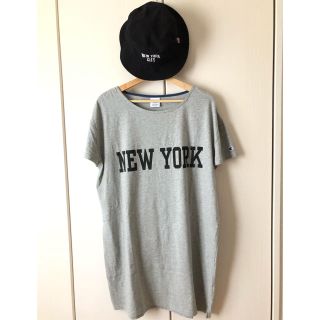 チャンピオン(Champion)の【Champion】Tシャツ・ワンピース(ミニワンピース)