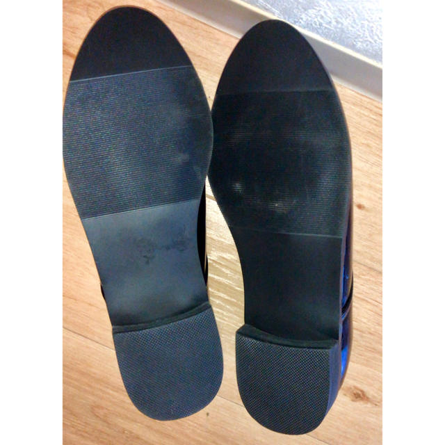 dholic(ディーホリック)のDHOLIC エナメル調 オックスフォードシューズ 革靴 黒 レディースの靴/シューズ(ローファー/革靴)の商品写真