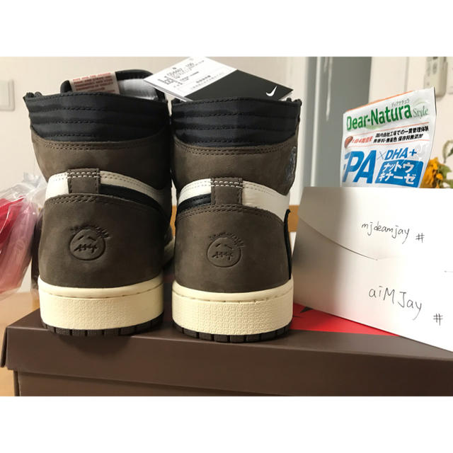 NIKE(ナイキ)の27cm Jordan 1 Travis Scott TS ジョーダン トラビス メンズの靴/シューズ(スニーカー)の商品写真