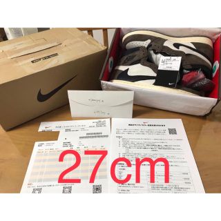 ナイキ(NIKE)の27cm Jordan 1 Travis Scott TS ジョーダン トラビス(スニーカー)