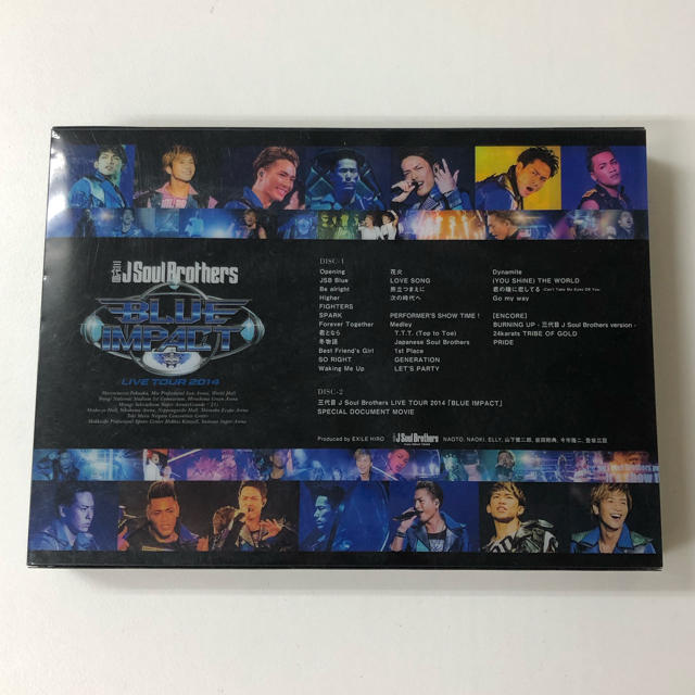 三代目 J Soul Brothers(サンダイメジェイソウルブラザーズ)の三代目 J SOUL BROTHERS DVD BLUE IMPACT エンタメ/ホビーのDVD/ブルーレイ(ミュージック)の商品写真