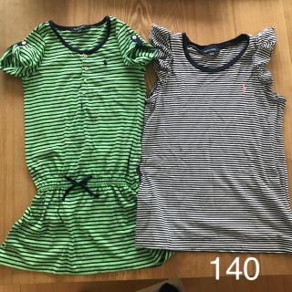 ラルフローレン(Ralph Lauren)のラルフローレン  トップス 女の子  140 2枚セット(Tシャツ/カットソー)