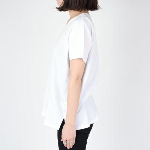 SHIPS for women(シップスフォーウィメン)のSHIPS Days Standard ソフトコットンＶネックTee【ネイビー】 レディースのトップス(Tシャツ(半袖/袖なし))の商品写真