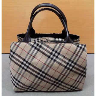 バーバリーブルーレーベル(BURBERRY BLUE LABEL)のバーバリーブルーレーベル　チェック　ハンドバッグ(ハンドバッグ)