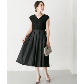 アーバンリサーチロッソ(URBAN RESEARCH ROSSO)の結婚式に✩.* アーバンリサーチロッソ kaeneワンピース 新品同様(ひざ丈ワンピース)