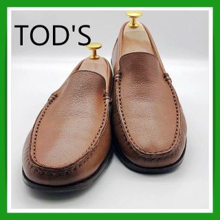 トッズ(TOD'S)のA252 TOD'S トッズ ローファー 36.5 茶 革靴 レディース(ローファー/革靴)