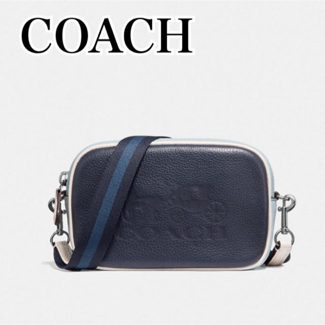 ❤️新品本物❤️新作♪  COACH  コーチ クロスボディ 斜めがけ ネイビー