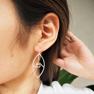 Silver Surfboard & Wave Pierced Earring(ピアス)