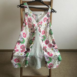 ザラ(ZARA)の2way  涼しげな花柄タンクトップ、チュニック、カットソー(タンクトップ)