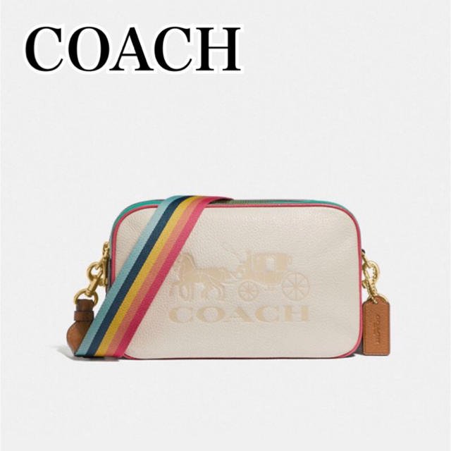 ❤️新品本物❤️新作♪ COACH  コーチ  クロスボディ 斜めがけ チョーク