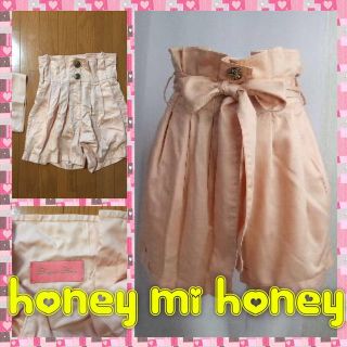 ハニーミーハニー(Honey mi Honey)のハニーミー☆ハイウエストリボンショーパン(ショートパンツ)