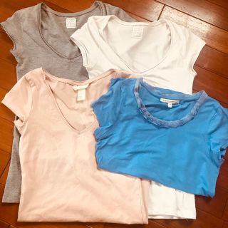 ザラ(ZARA)の【まとめ売り】無地Ｔシャツ 4枚セット(Tシャツ(半袖/袖なし))