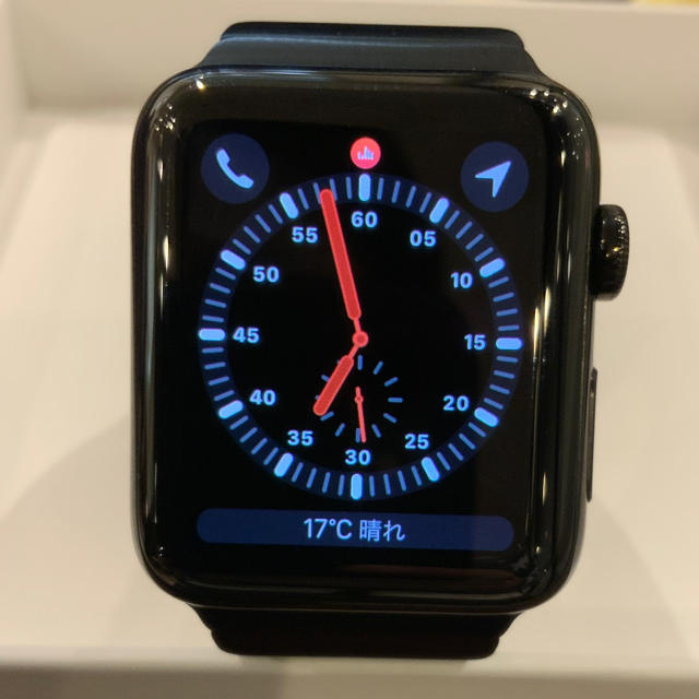 Apple Watch series3 セルラー 42mm ブラック ステンレスのサムネイル