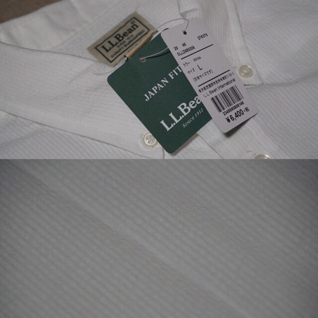 L.L.Bean(エルエルビーン)の【タグ付き】L.L.Bean シアサッカー半袖シャツ メンズのトップス(シャツ)の商品写真